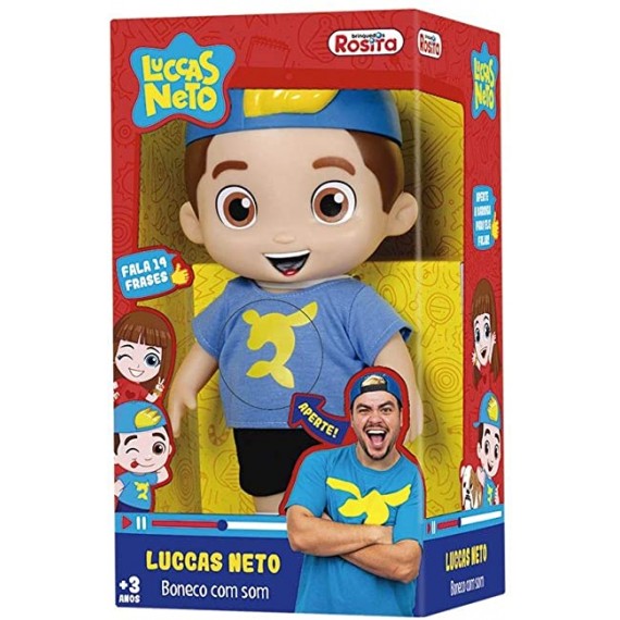 Boneco Luccas Neto com Som Lucas