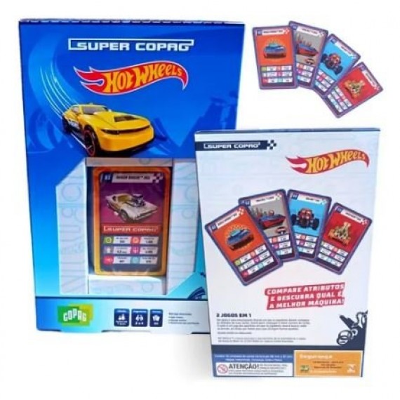 Super Copag Hotwheels 33 cartas