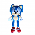 Boneco Sonic Pelúcia 35 cm