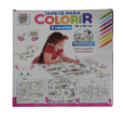 Tapete para colorir 50X50 REUTILIZÁVEL 8 CANETAS