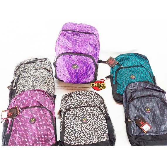 Mochila Feminina Juvenil Estampada, Várias Estampas