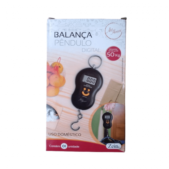 Balança Digital Manual com Gancho, 50 kg